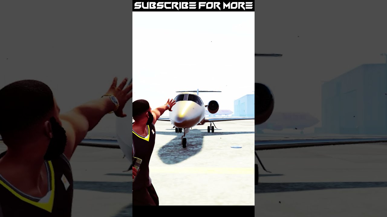 GTA V DESTROYING MY GOLD PRIVATE PLANE |#shorts | rj sing