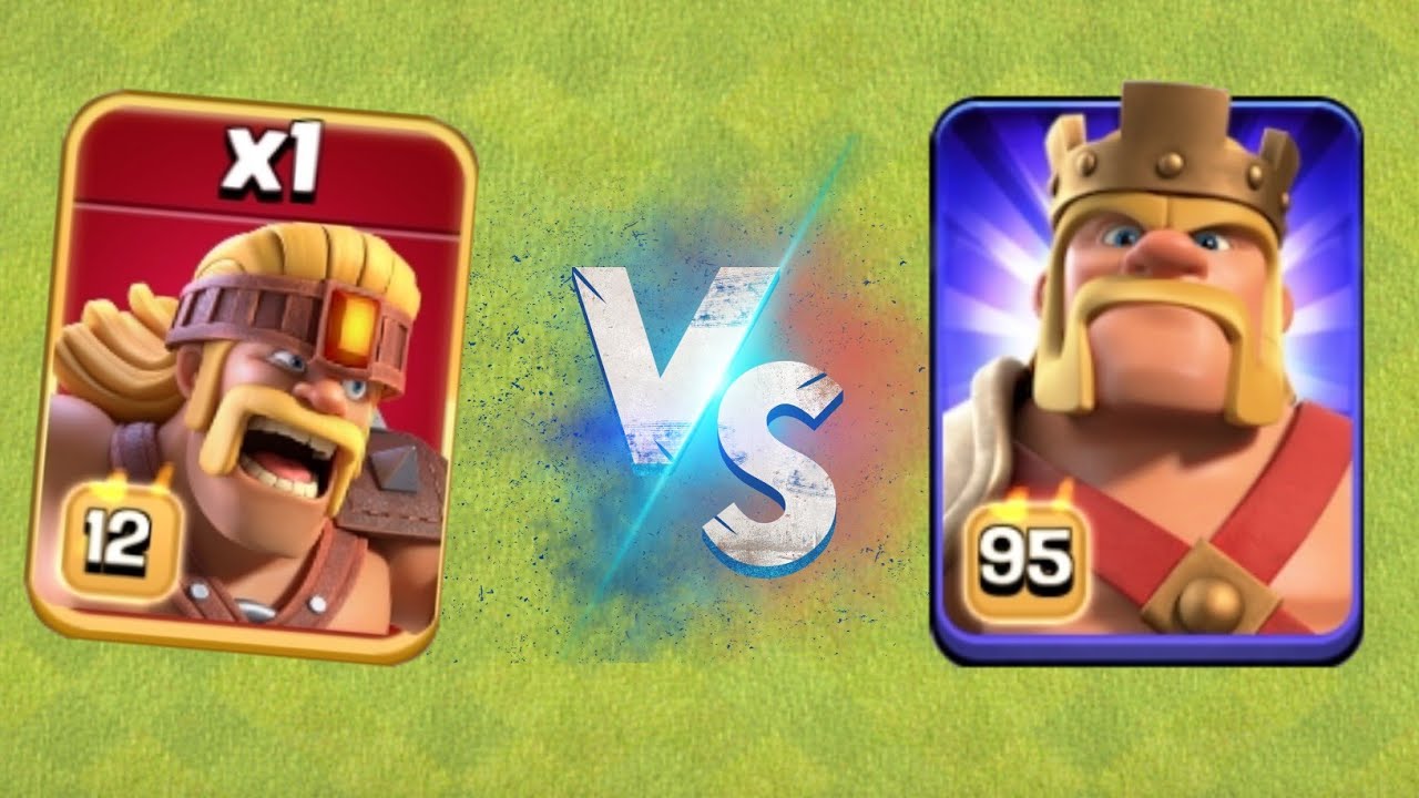 Super Barbarian vs Barbarian King | Clash of Clans
