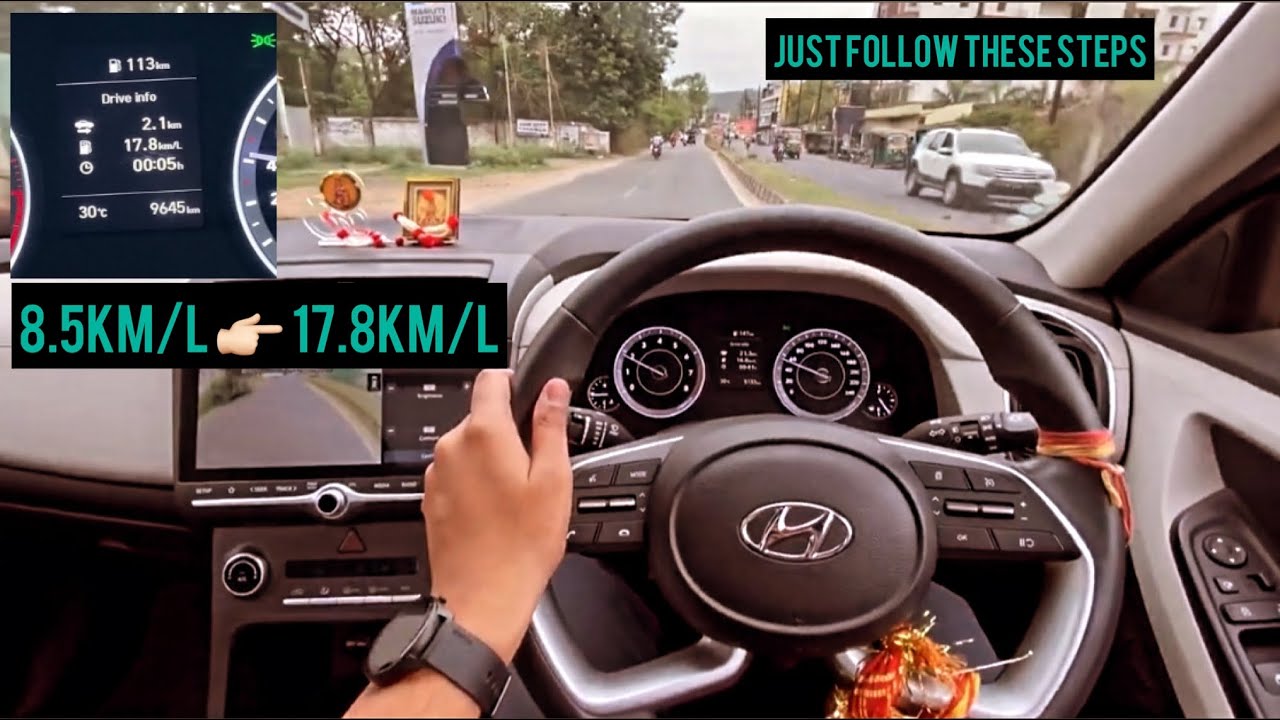 Increase Your Car’s mileage ￼- 8.5km/L to 18km/L | JUST FOLLOW THESE STEPS ☝🏻 CRETA PETROL