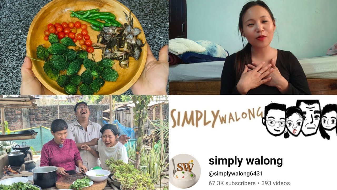 Thank you simply walong's family | Cooking Frog with Bitter gourd | Cylinder got over ❌