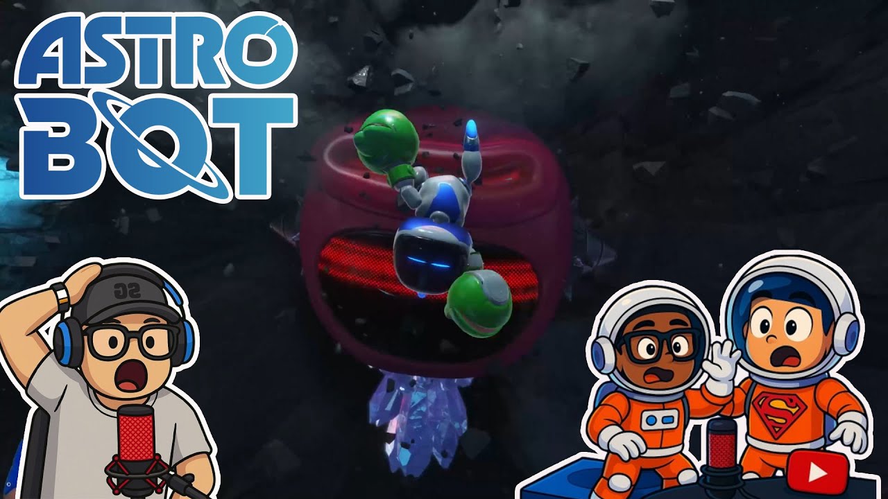 🤖 GAMEPLAY 8 NOS COMIO UN GUSANO GIGANTE | Leonel al Cuadrado | #astrobot #gameplay #ps5