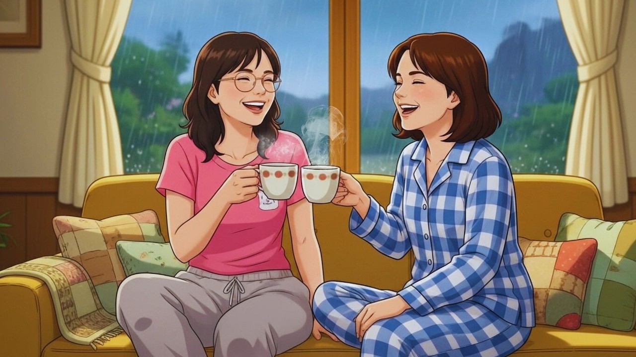Emily’s Cozy Diary: A Calm Day at Home & New Neighbor | Ghibli Style