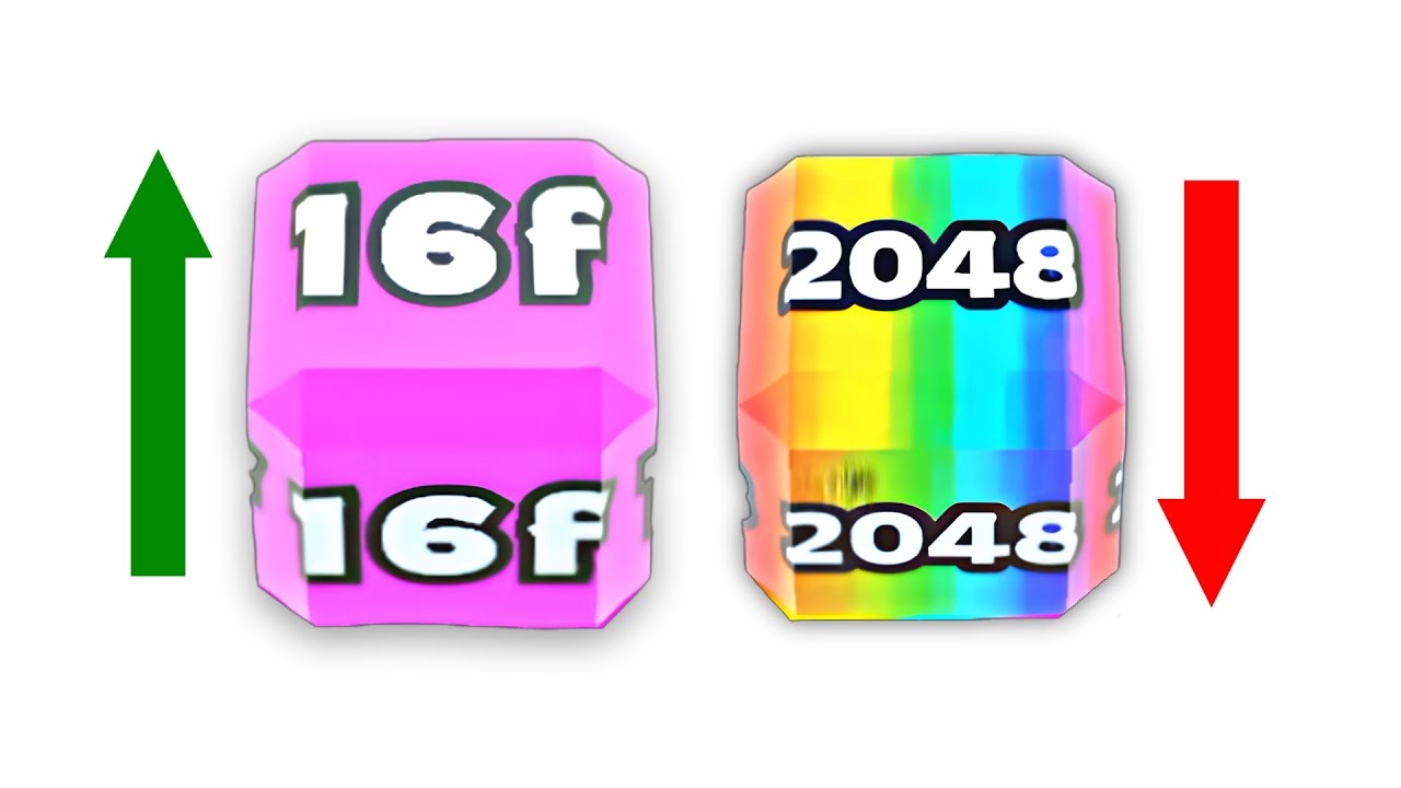 Jelly Run 2048 Merge vs Split Mode | Epic Score 16f vs 2048 Gameplay #04