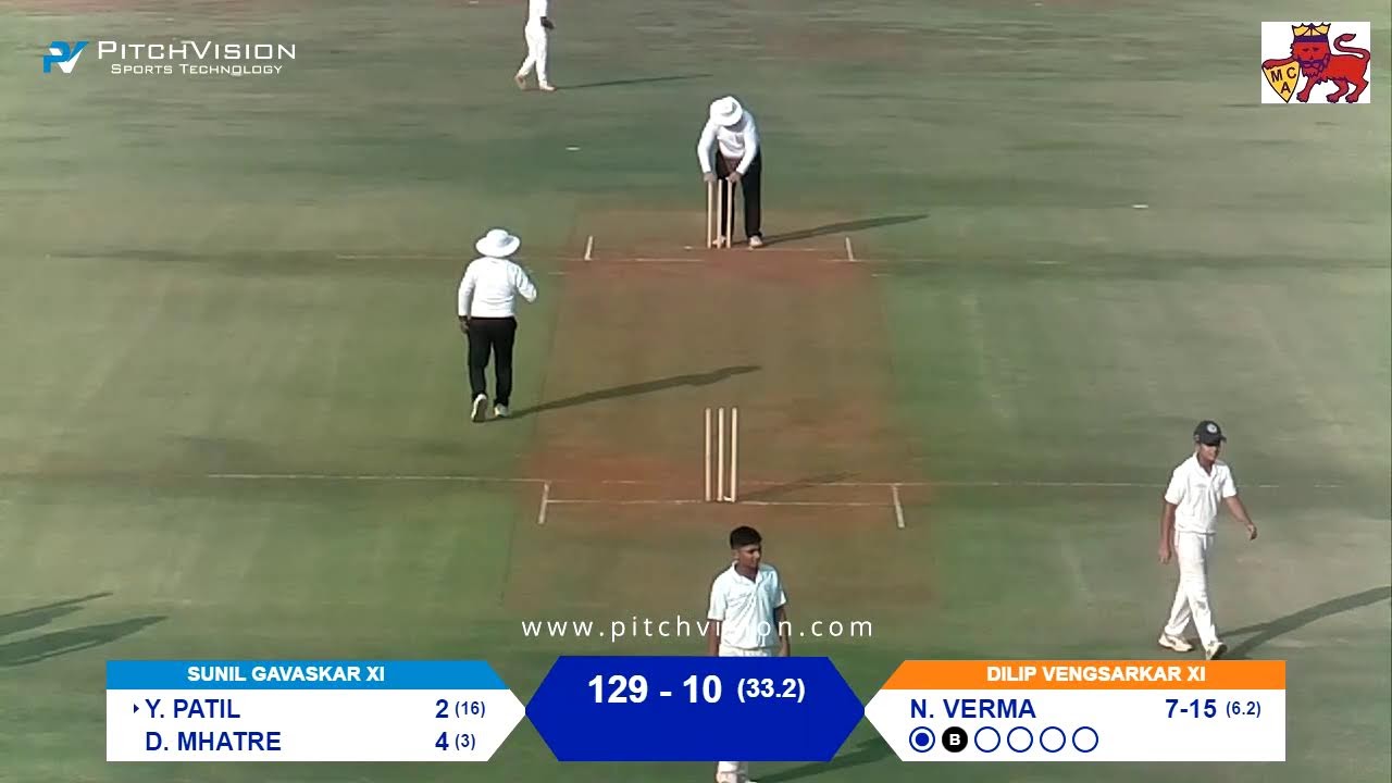 U-16 PAYYADE TROPHY -2025-26  DILIP VENGSARKAR XI vs SUNIL GAVASKAR XI