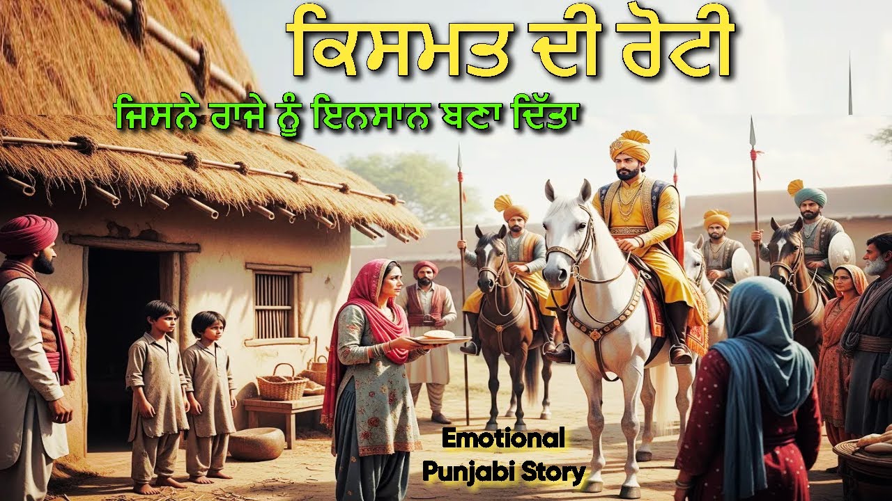 ਕਿਸਮਤ ਦੀ ਰੋਟੀ | ਦਇਆ ਨੇ ਰਾਜੇ ਨੂੰ ਇਨਸਾਨ ਬਣਾ ਦਿੱਤਾ | Emotional Punjabi Story | Zindagi De Sbaq
