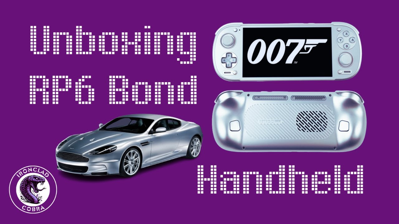 Retroid Pocket 6 Quick Unboxing/First Impressions (The Bond Handheld)