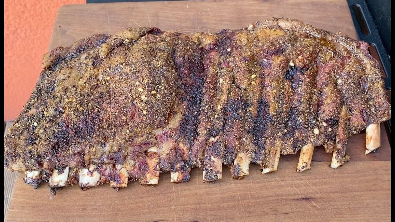 Iberico Ribs and Pizza on the Masterbuilt 560