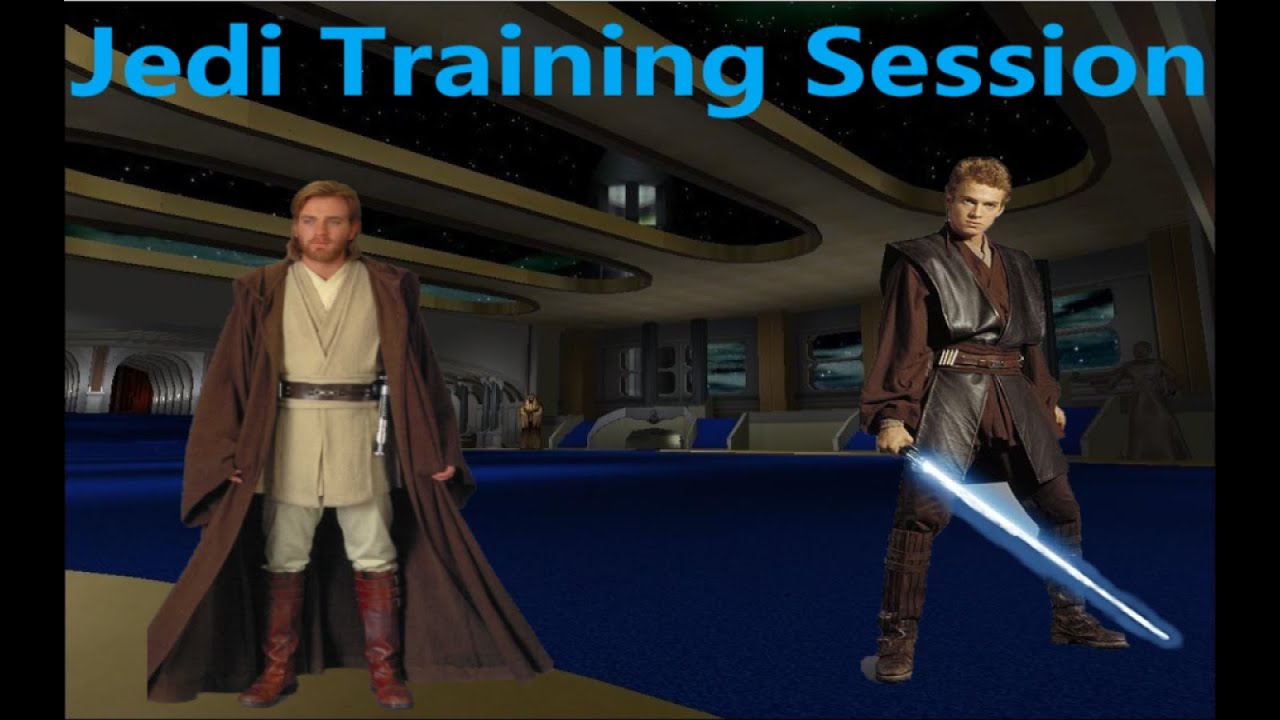Star Wars Jedi Training Session (Obi Wan vs Anakin)