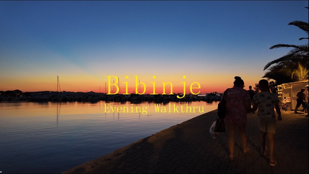 Bibinje Croatia Walkthru - Evening, No Commentary
