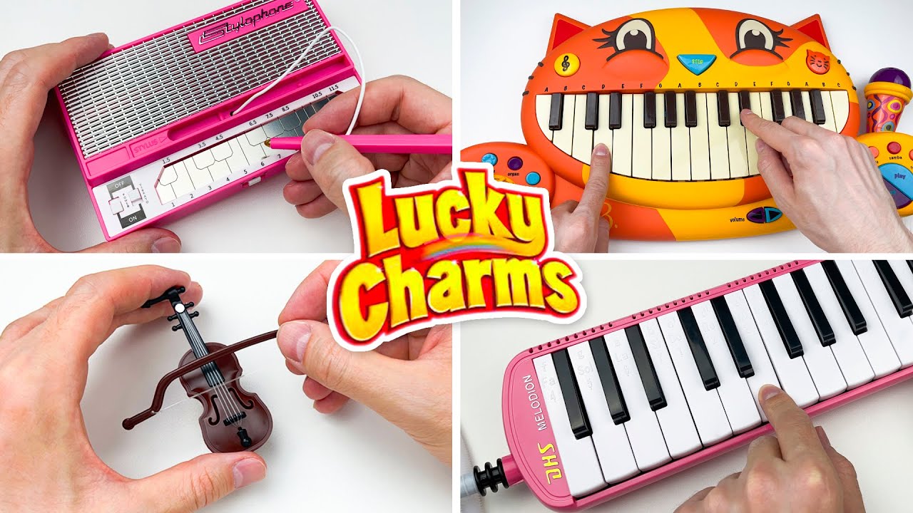 Lucky Charms jingle on cool different instruments