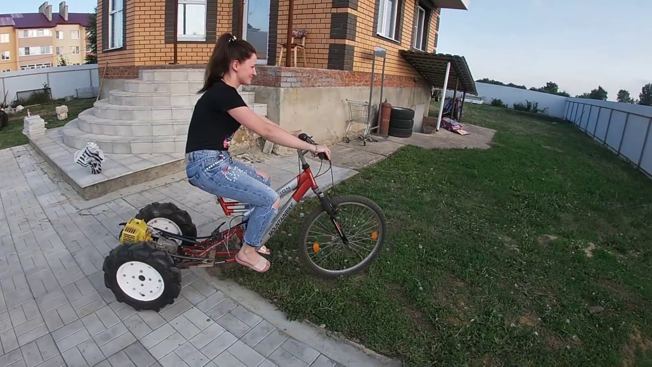 Super BIKE из болгарки и тримера