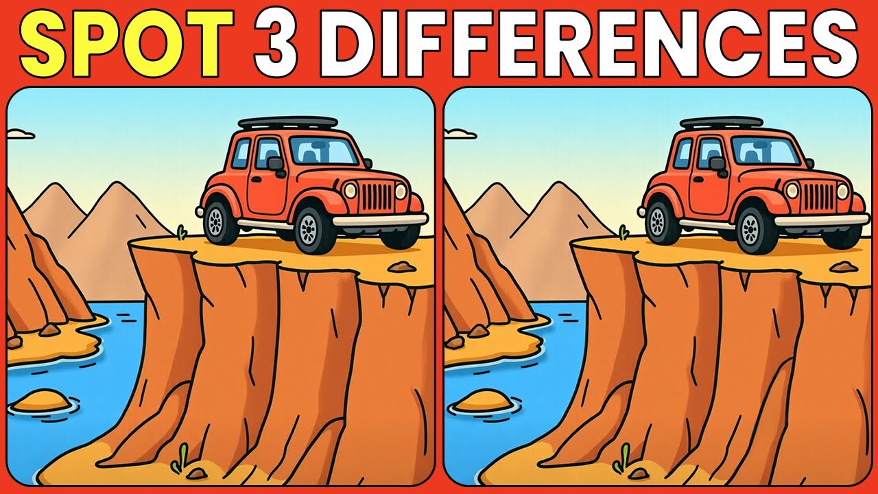 Brain Workout: Spot 3 Differences!