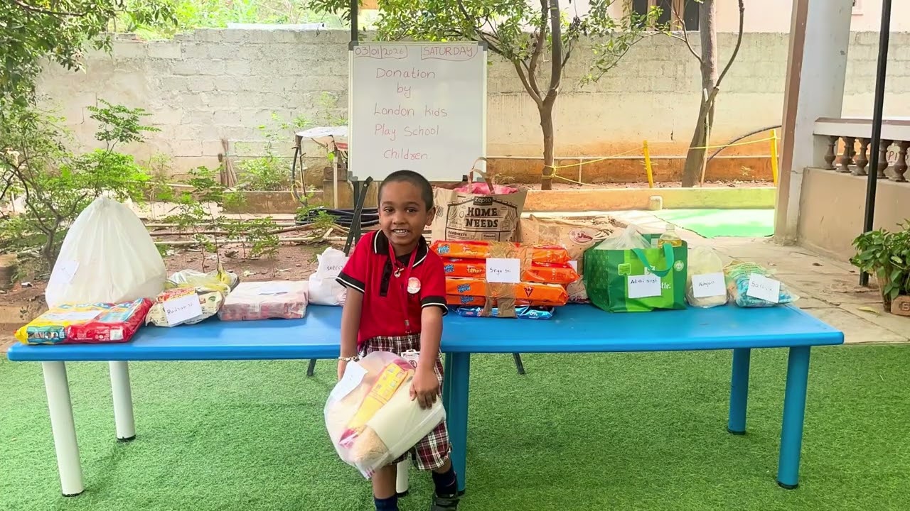 Donation camp, London kids!! Dr AS RAO NAGAR