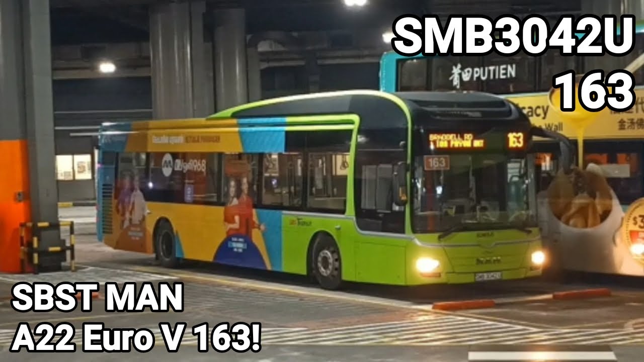 [SMB3042U | NL323F A22] SBS Transit Trunk 163 Arrival & Departure