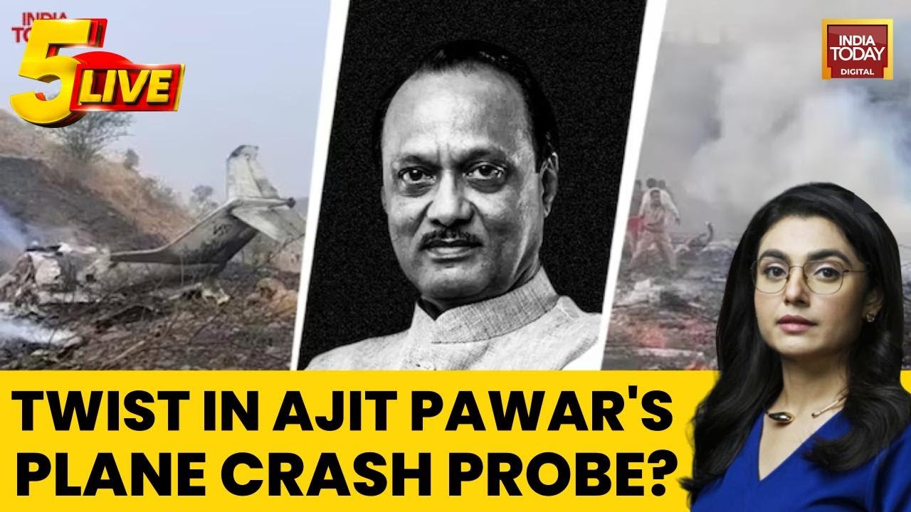 Ajit Pawar Death: First Details Of Baramati Plane Crash Investigation | 5LIVE With Sonal Mehrotra