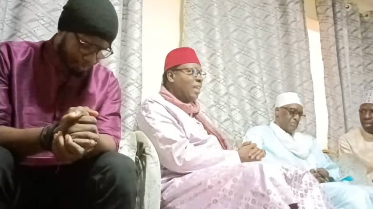 Discours Serigne Habib Ibn Al Maktoum, baptême de Mame Maodo Sarr, Avec Mame Cheikh capitaine