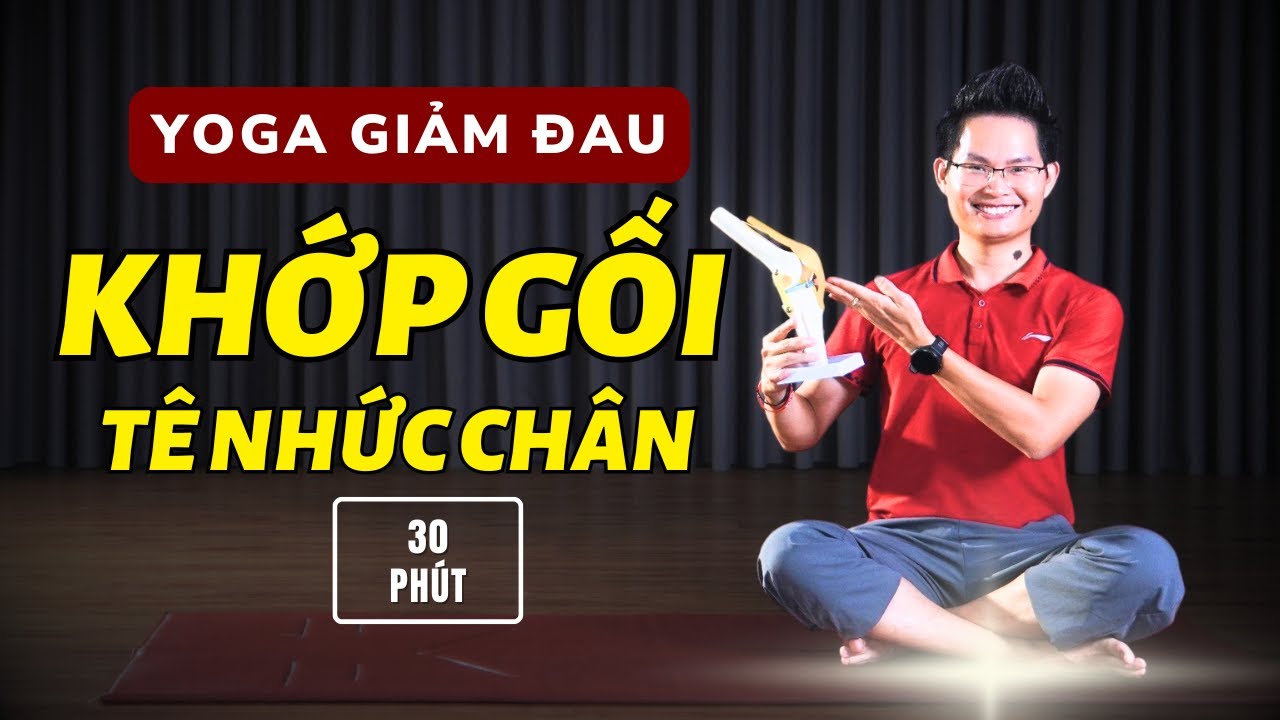 Hết Đau Khớp Gối, Tê Chân, Nhức Mỏi Thoái Hóa Gối Với Bài Yoga Trị Liệu Cực Dễ Tập | Kinafit Yoga