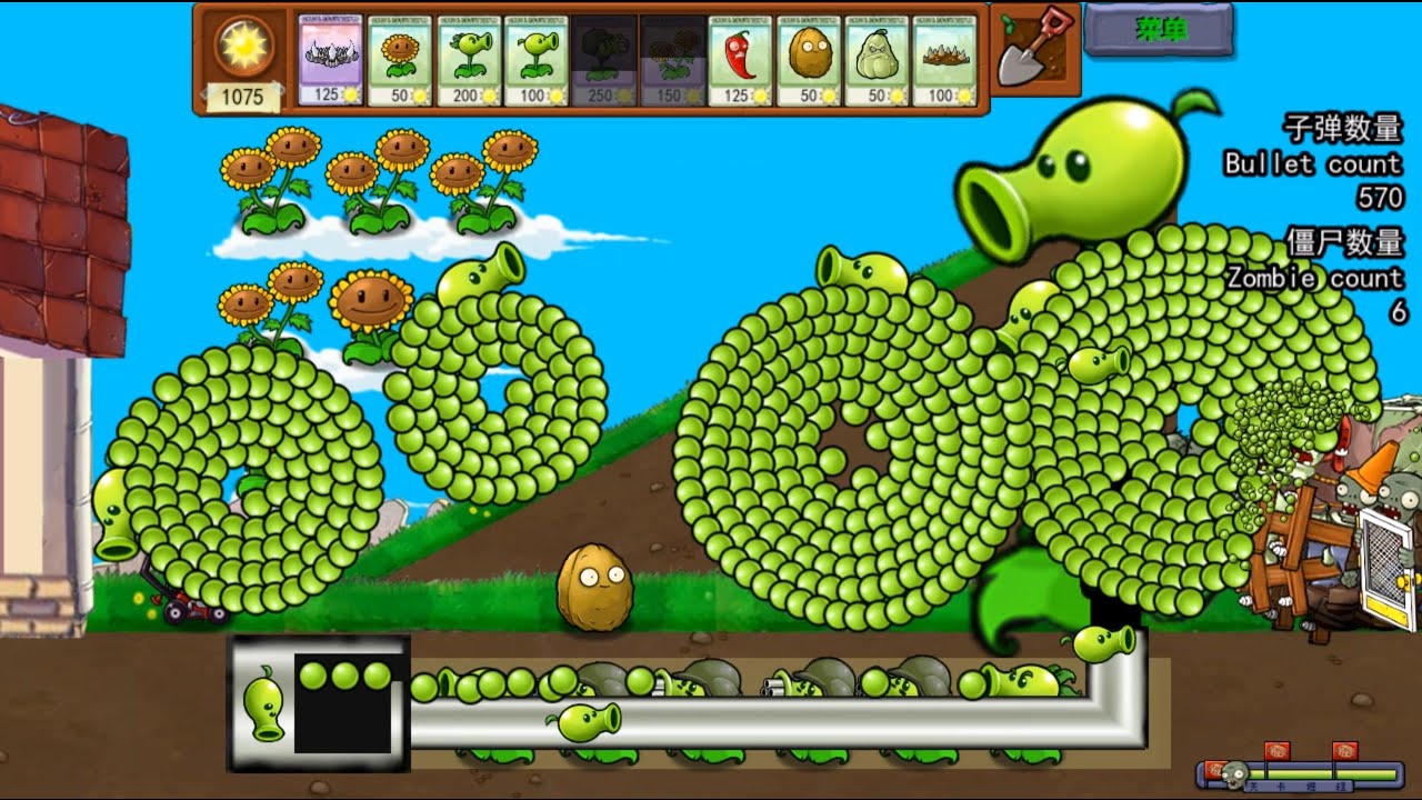 Strongest Fusion Plant. 373 Plants Vs. Zombies PvZ Plus pvz funny moments