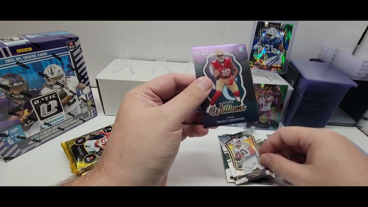 Opening a 2025 Select Mega & 2025 Optic Mega. Black & Green Prizm Shocks/Blue Hyper Parallels. 