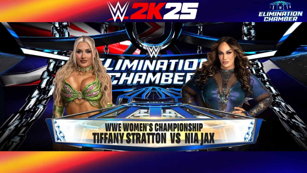 WWE 2K25: ELIMINATION CHAMBER 2026 | WWE WOMEN'S CHAMPIONSHIP | SIMULATION