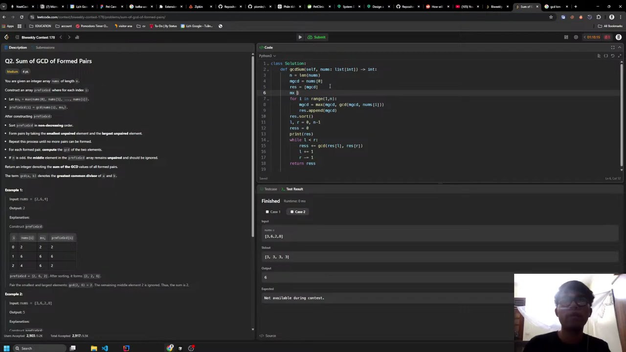 Leetcode contest