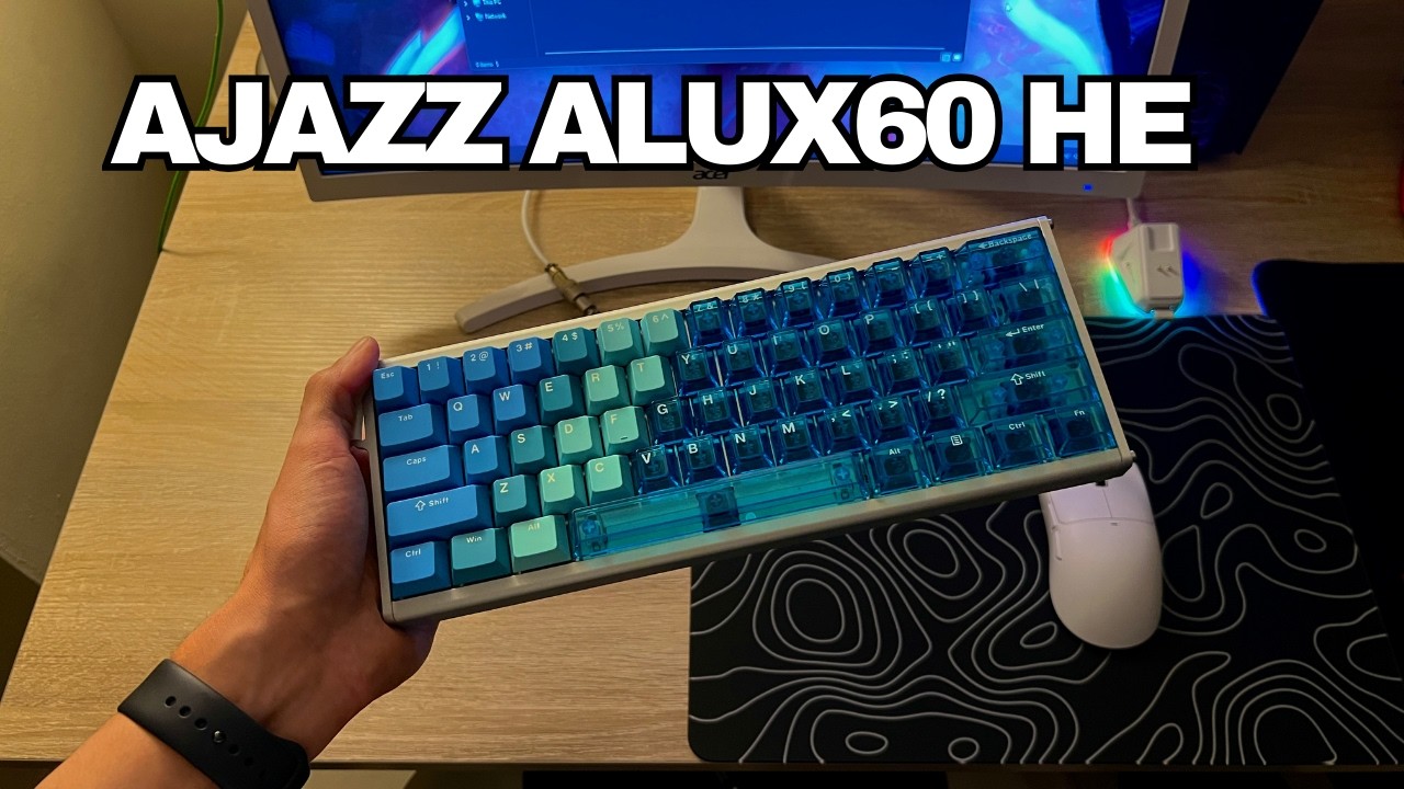 AJAZZ ALUX 60 EL TECLADO MAGNETICO MÁS BONITO!