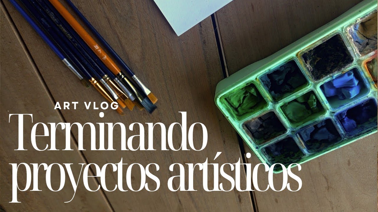 Volviendo a proyectos que dejé a medias | art vlog ♡