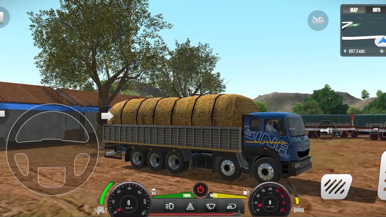 Truck Master India 🚛 ghas transport full loaded 🎮🔥 Gameplay 