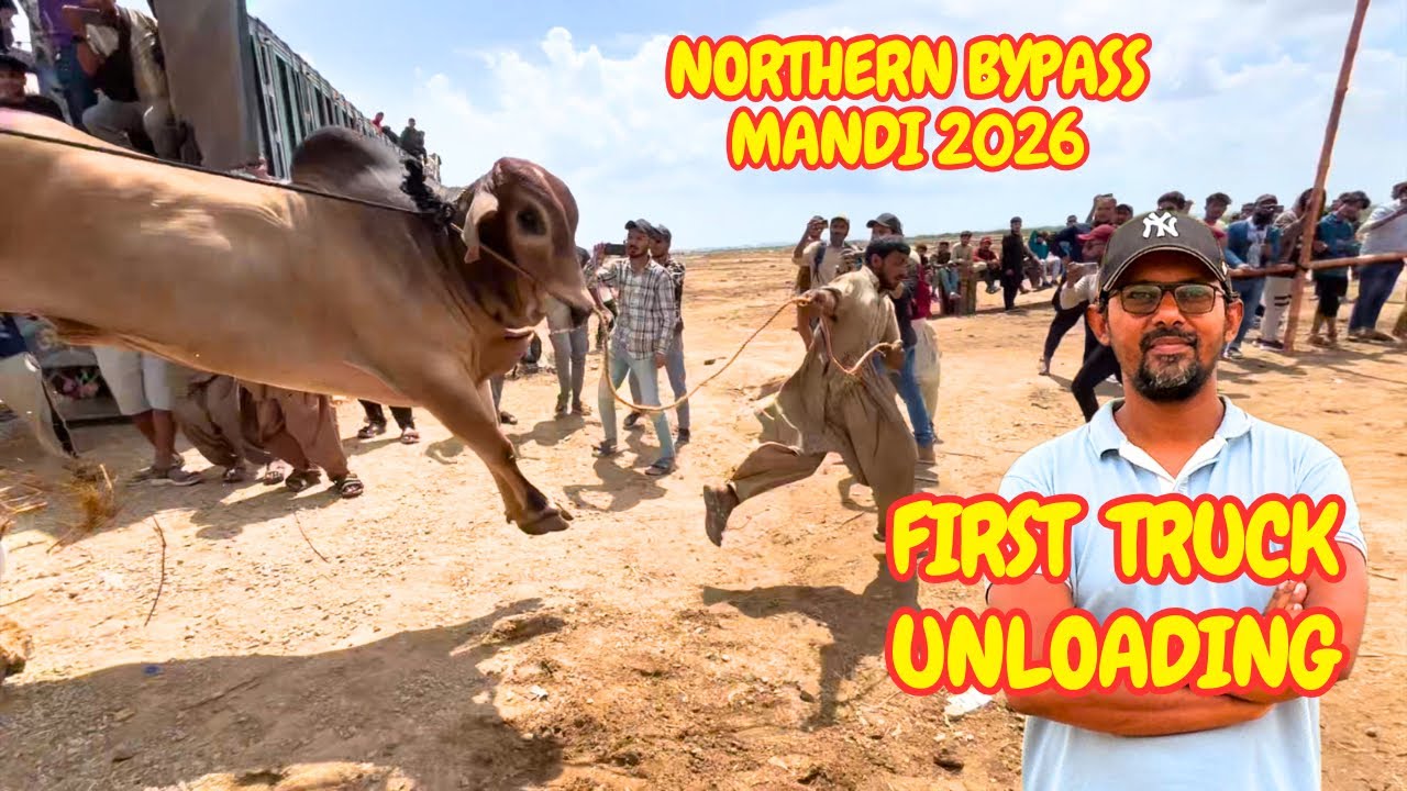 First Truck Unloading Northern Bypass Mandi Season 2026