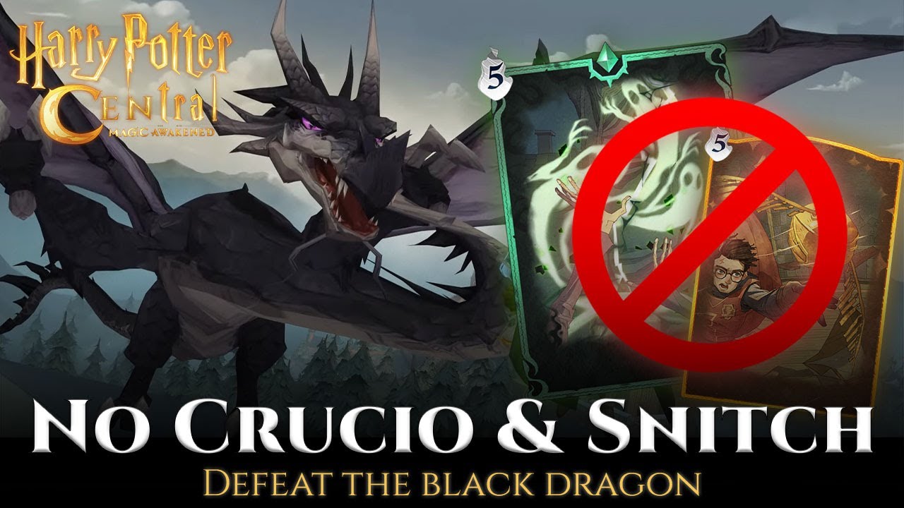 Harry Potter Magic Awakened : Defeat the dragon without Crucio & Snitch [SpellBook lvl 40]