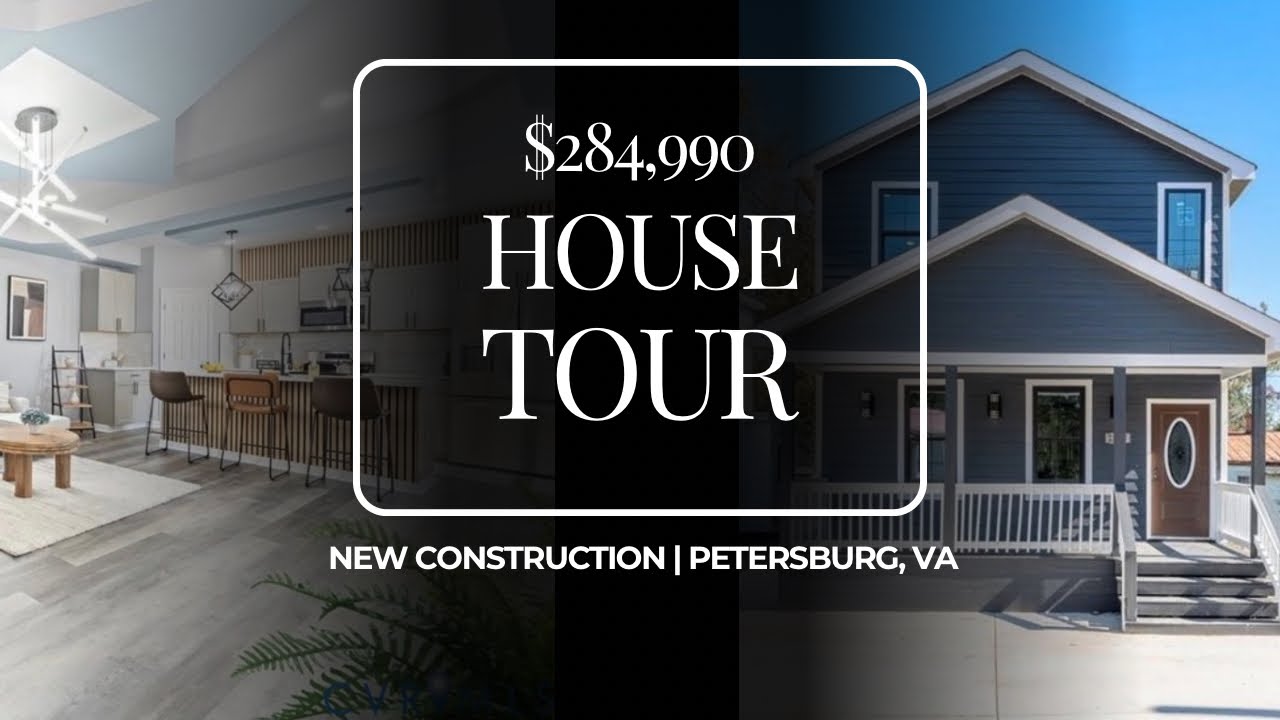 New Construction Home Tour 🏠 3 Bedroom Suites & Modern Design | Petersburg, VA New Construction Home