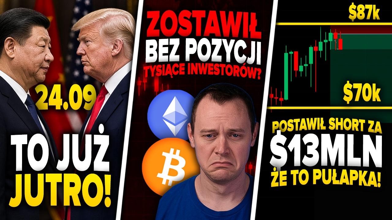 Postawił $13 MILION&Oacute;W, że to wybicie to pułapka.