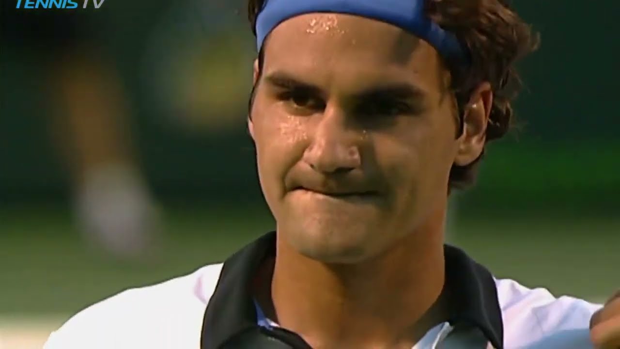 Miami 2008 QF - R.Federer vs A.Roddick Highlights