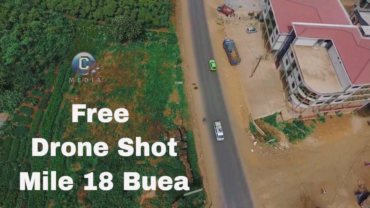 Drone shot of Mile 18 Buea | Drone short of SW Region of Cameroon