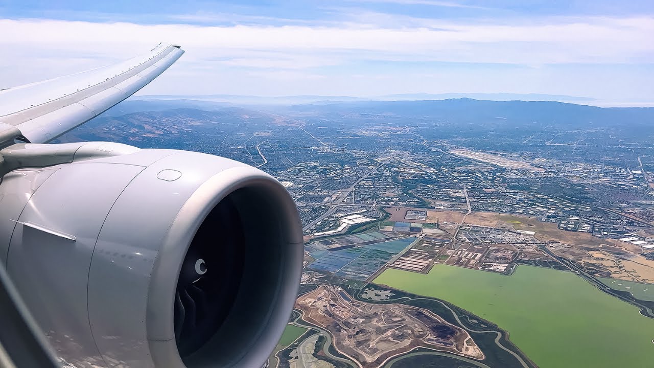 (HUGE GE90!) Scenic Landing | United 777-300ER | San Francisco SFO