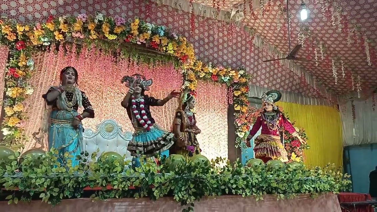 Radha Rani kaho to abhi jan de de 😊 new radhakrishn dance jhanki video |