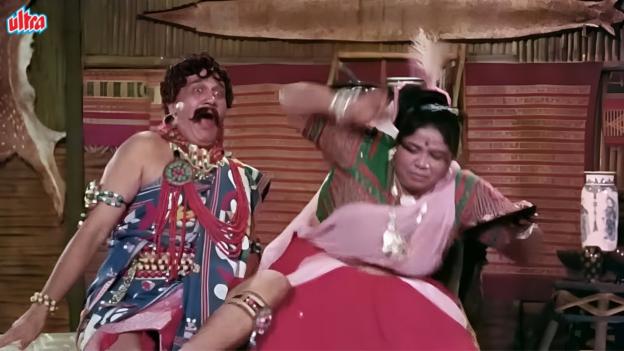 मोटी कहीं की... मेरे पैरों पे तू बैठ गई 😂 | Tun Tun का कॉमेडी सीन | Shammi Kapoor | राजकुमार 1964