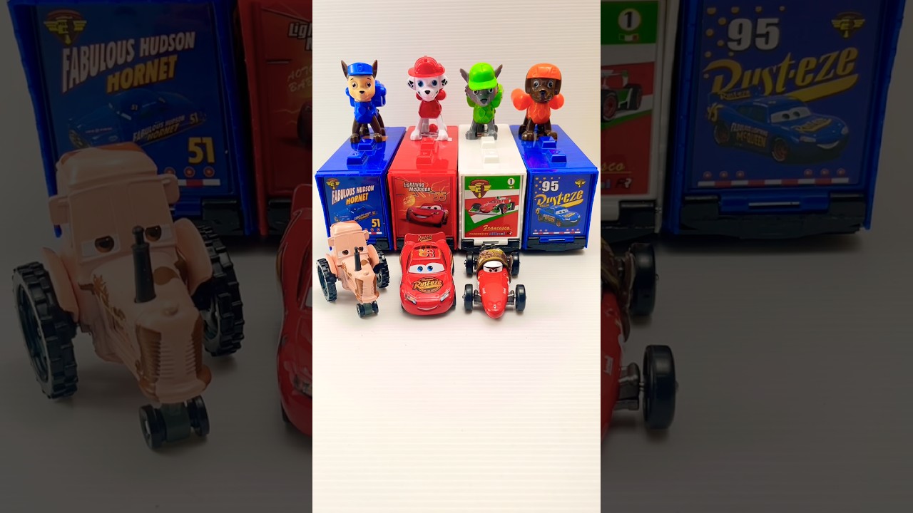 Very Satisfying Unboxing Toys, Match Tractor & Cute Cars With McQueen Truck, Disney Pixar Cars