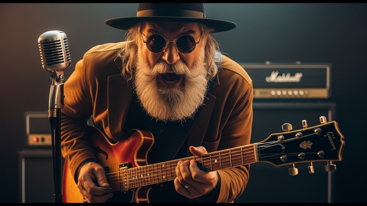 Led Zeppelin, Deep Purple, AC/DC – Ultimate Classic Blues Rock Playlist | Heavy Riffs & Raw Vocals
