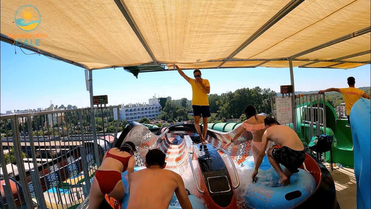 Water Slides at AQUAJOY SU PARKI in Manavgat Antalya 