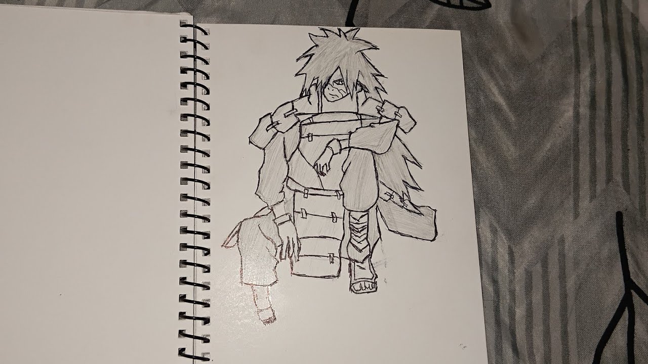 Chavan pro GK is live madara uchiha drawing complete drawing