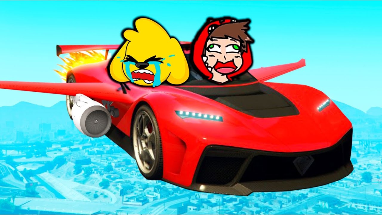 ¡AUTOS VOLADORES! GTA 5 😱 CARRERA DE GTA 5 #1