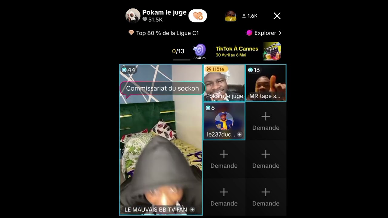 Le mauvais bb fais des révélation sur tenor dans le live de porkam. (Big star tv +)
