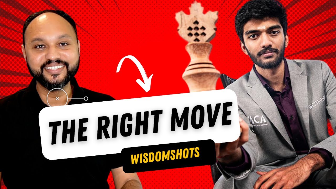 3 Powerful Life Lessons from Gukesh I WisdomShots I Sreejith Krishnan