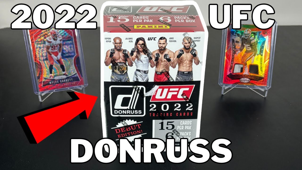 🔥2022 Panini Donruss UFC Blaster Box Review! Is this UFC blaster box worth it?