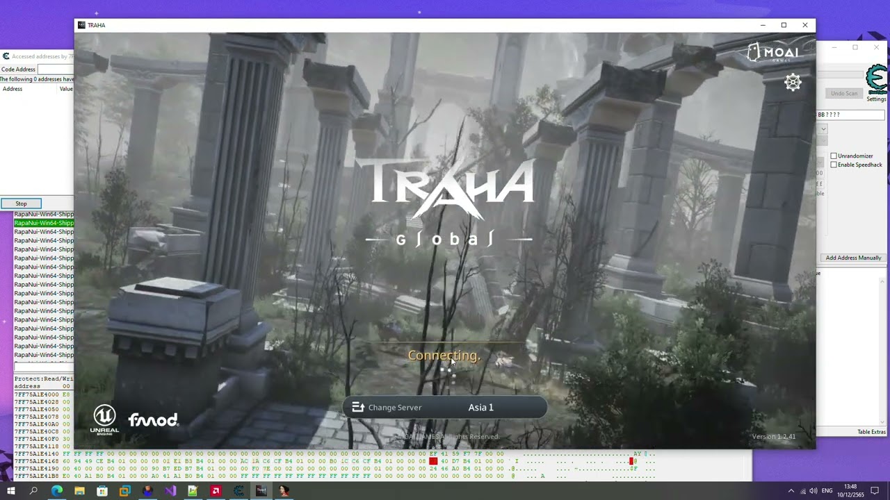 Reverse Engine For Unreal engine Test ON TRAHA Global