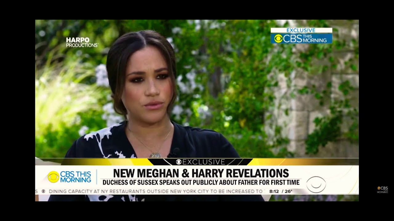 Oprah Winfrey interviewed Meghan and Prince Harry (part2)