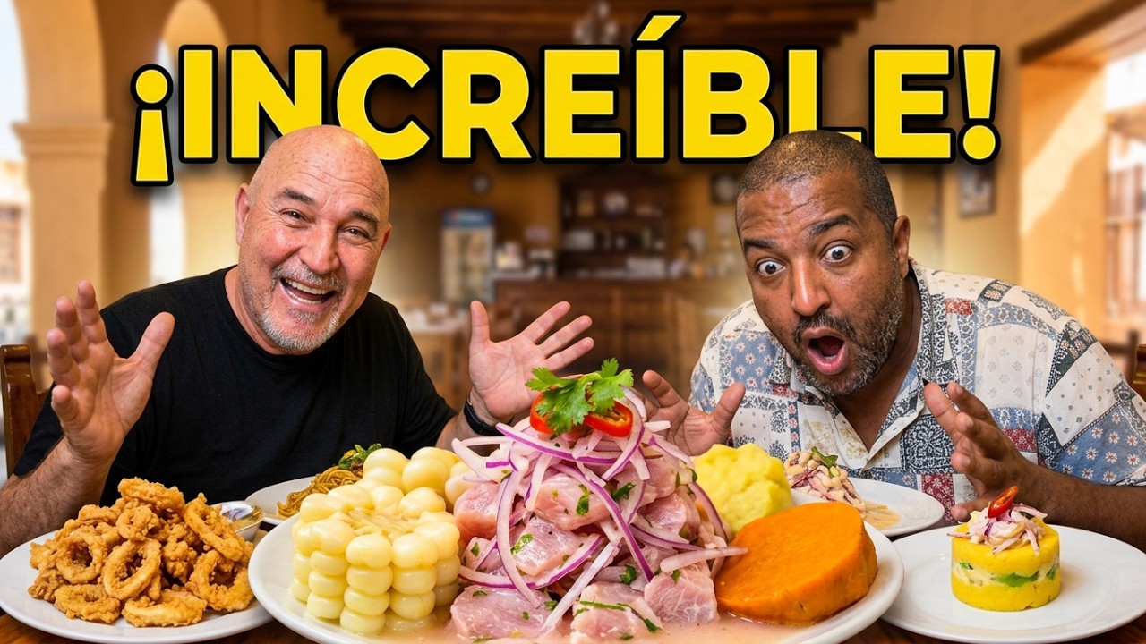DOMINICANO PRUEBA COMIDA PERUANA! Su reacci&oacute;n en LIMA me sorprendi&oacute; 🔥😱
