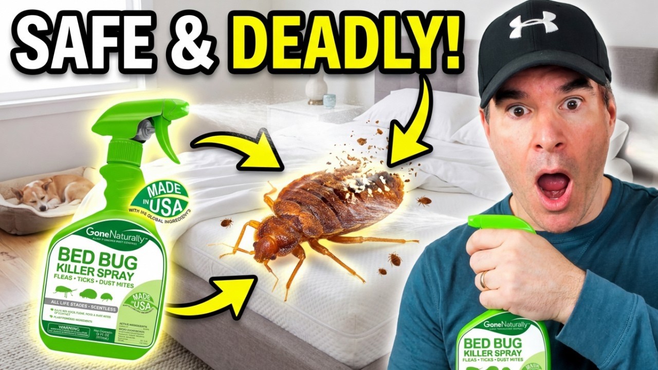 GoneNaturally Bed Bug Spray | Safe for Kids & Pets?!