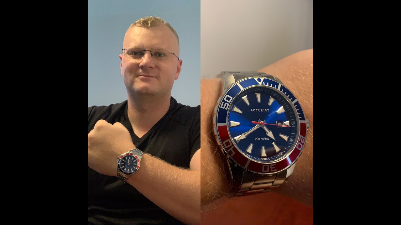 Accurist Signature 7327 Pepsi Bezel 200m Divers Review - Great Value From A British Brand